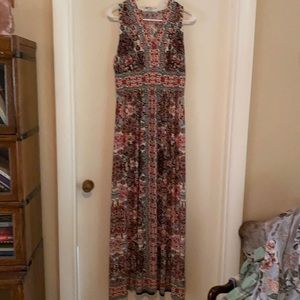 Multicolored maxi dress